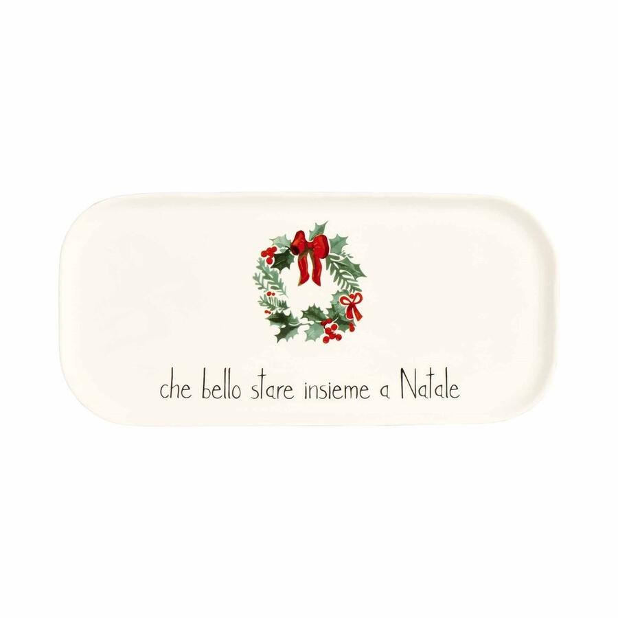 Simply Day - Natale 2025 - Vassoio rettangolare "Che bello stare insieme a Natale"