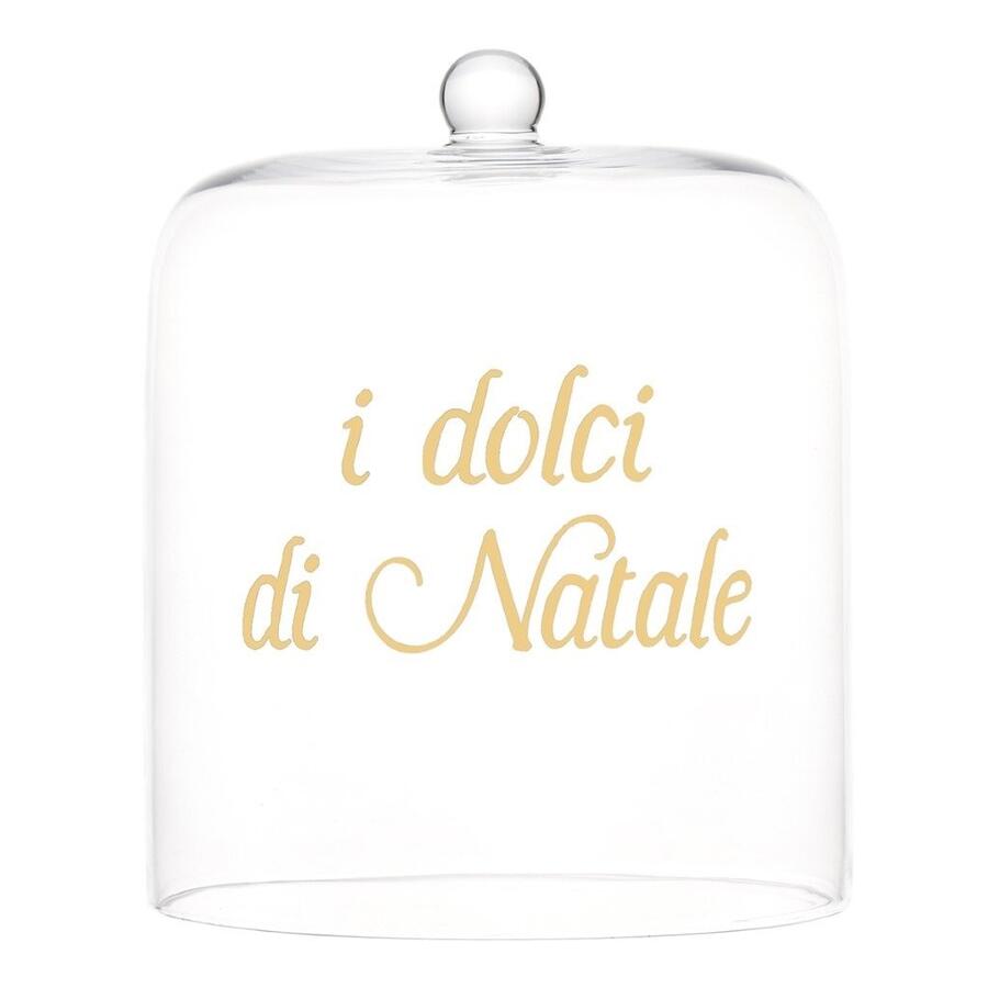 Simply Day - Natale 2025 - Alzata Ø26cm + Campana Ø24,5cm decoro "Idolci di Natale"
