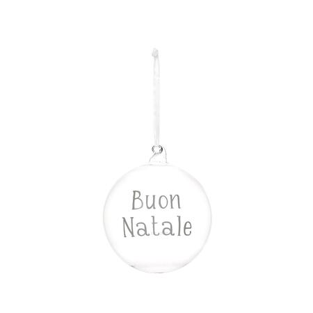 Simply Day - Natale 2025 - Pallina Buon Natale - 15 cm