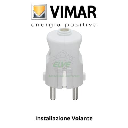 VIMAR - 00231.B Spina assiale 2P+T 16A schuko bianco