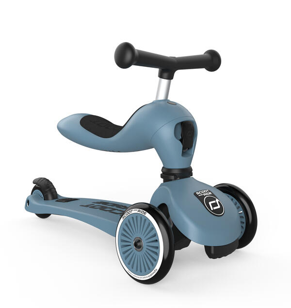 Scoot and Ride - Monopattino Trasformabile 2in1 - Steel