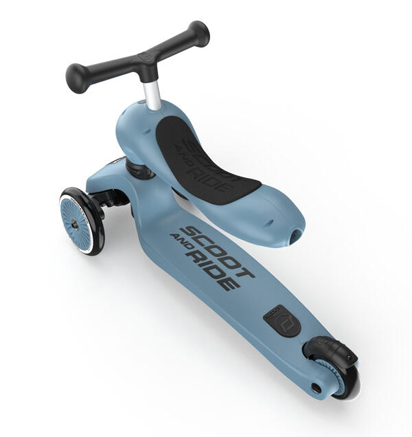 Scoot and Ride - Monopattino Trasformabile 2in1 - Steel
