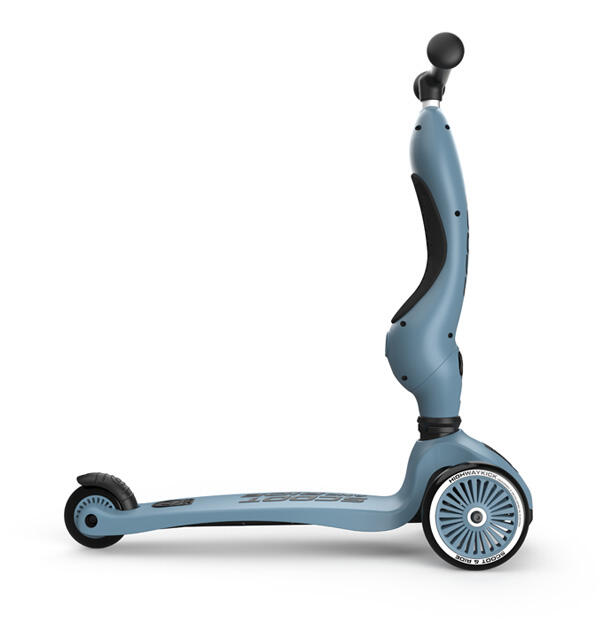 Scoot and Ride - Monopattino Trasformabile 2in1 - Steel