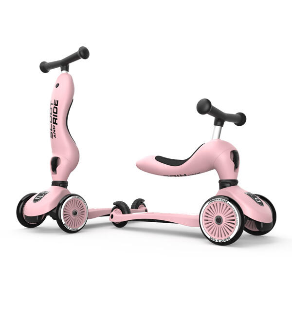 Scoot and Ride - Monopattino Trasformabile 2in1 - Rose