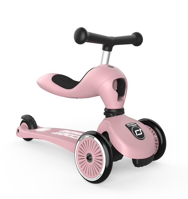 Scoot and Ride - Monopattino Trasformabile 2in1 - Rose