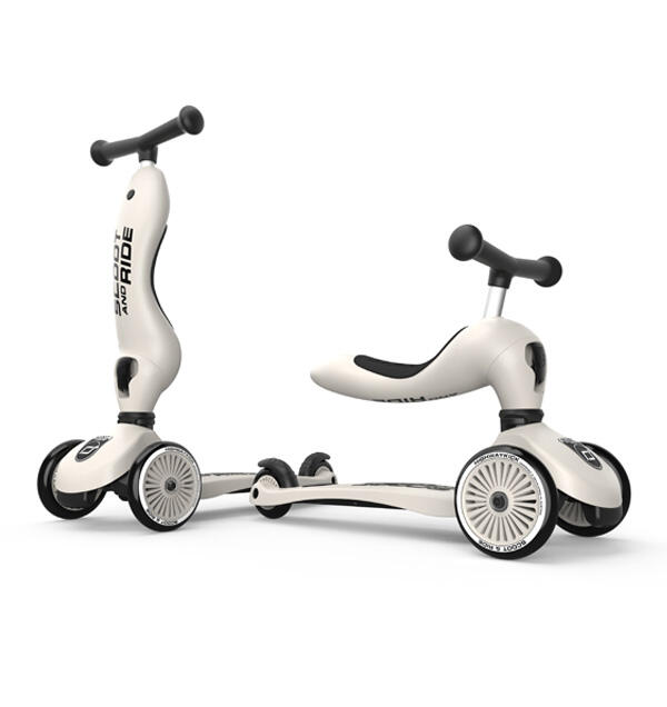 Scoot and Ride - Monopattino Trasformabile 2in1 - Ash