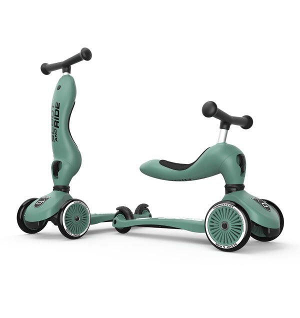 Scoot and Ride - Monopattino Trasformabile 2in1 - Forest