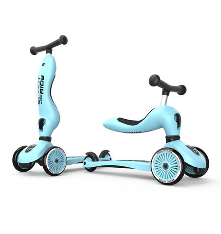 Scoot and Ride - Monopattino Trasformabile 2in1 - Blueberry