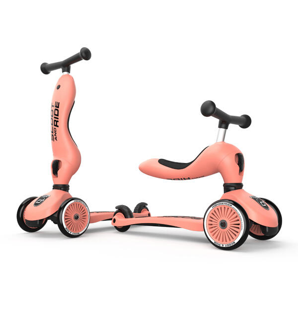 Scoot and Ride - Monopattino Trasformabile 2in1 - Peach