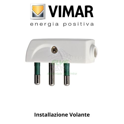 VIMAR - 00207.B Spina piatta 2P+T 16A bianco