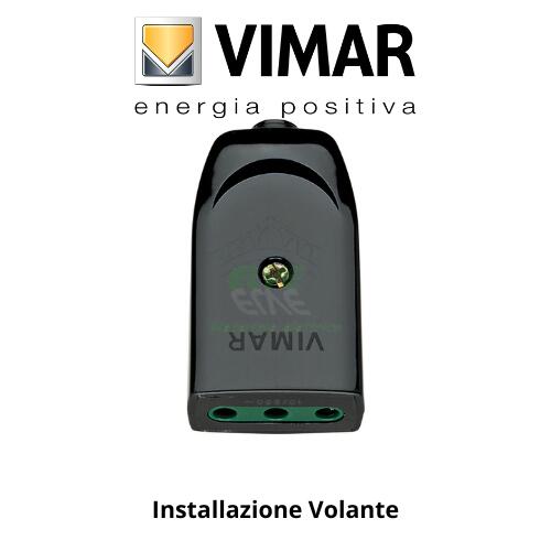 VIMAR - 00221 Presa mobile 2P+T 10A nero