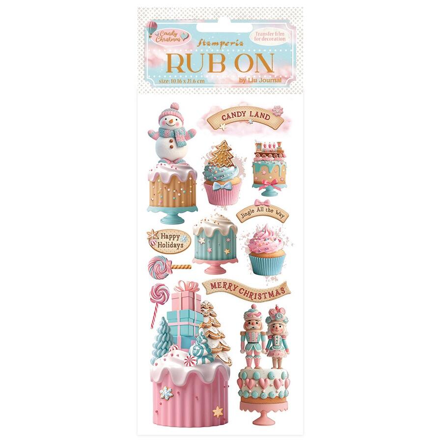 Rub on "Candy Christmas" Dolci