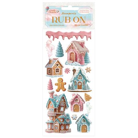 Rub on "Candy Christmas" Casette di marzapane