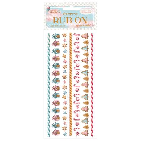 Rub on "Candy Christmas" Bordure