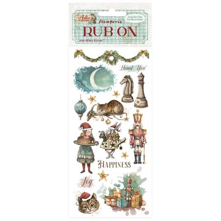Rub on "Alice in Christmas" Happiness