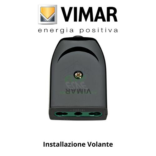 VIMAR - 00223 Presa mobile 2P+T 16A nero