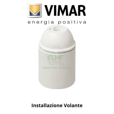 VIMAR - 02101.S.B Portalampada E27 bianco liscio