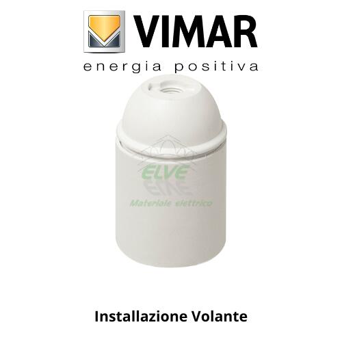 VIMAR - 02101.S.B Portalampada E27 bianco liscio