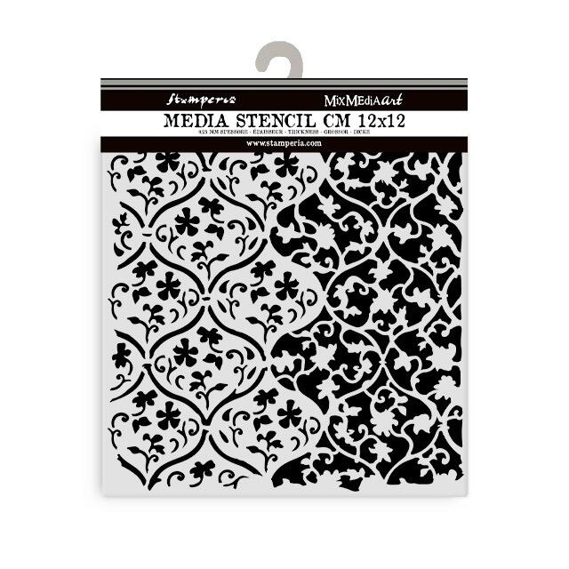 Stencil spesso 12 x 12 Tappezzeria
