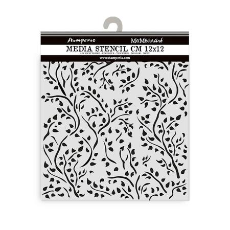 Stencil spesso 12 x 12 House of Roses rami