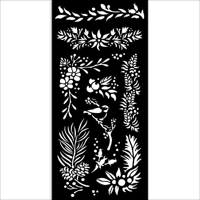 Stencil spesso 12 x 25 The Owl's House Rametti