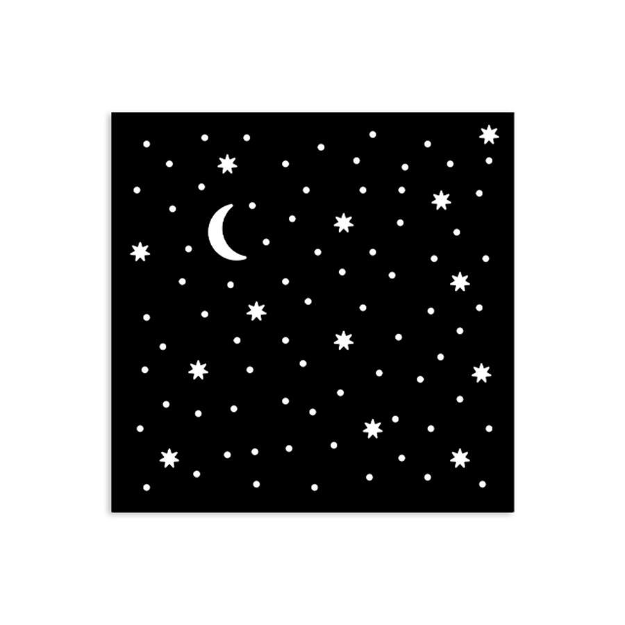Stencil spesso 12 x 12 Alice in Christmas Stelle e luna