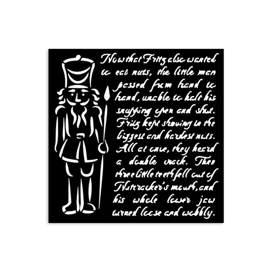 Stencil spesso 12 x 12 Alice in Christmas Soldatini