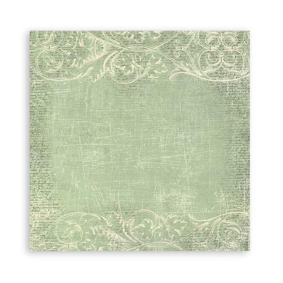 Blocco 10 fogli 30,5 x 30,5 Double Face "Background Brocante Antiques"