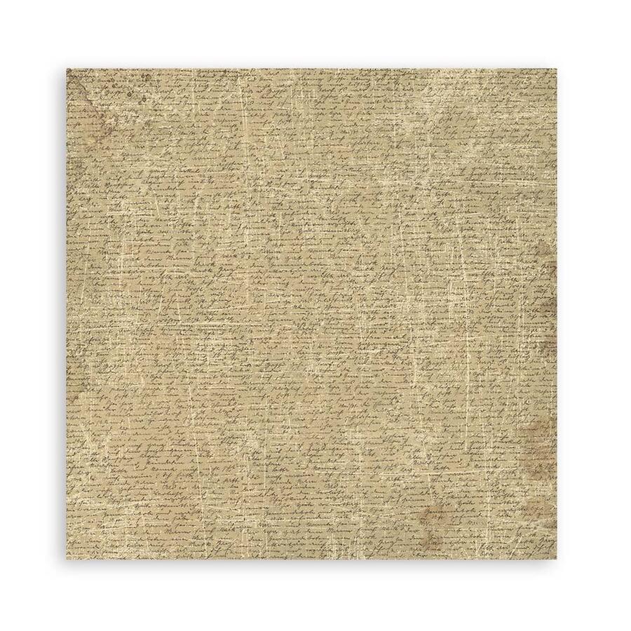 Blocco 10 fogli 30,5 x 30,5 Double Face "Background Brocante Antiques"