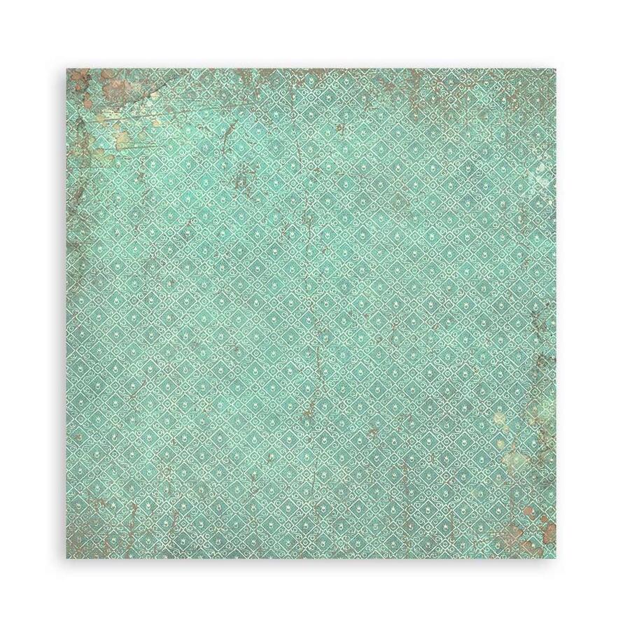 Blocco 10 fogli 30,5 x 30,5 Double Face "Background Brocante Antiques"