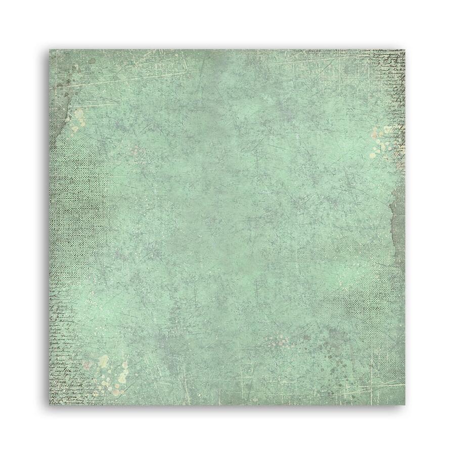 Blocco 10 fogli 20,3 x 20,3 Double Face "Background Brocante Antiques"