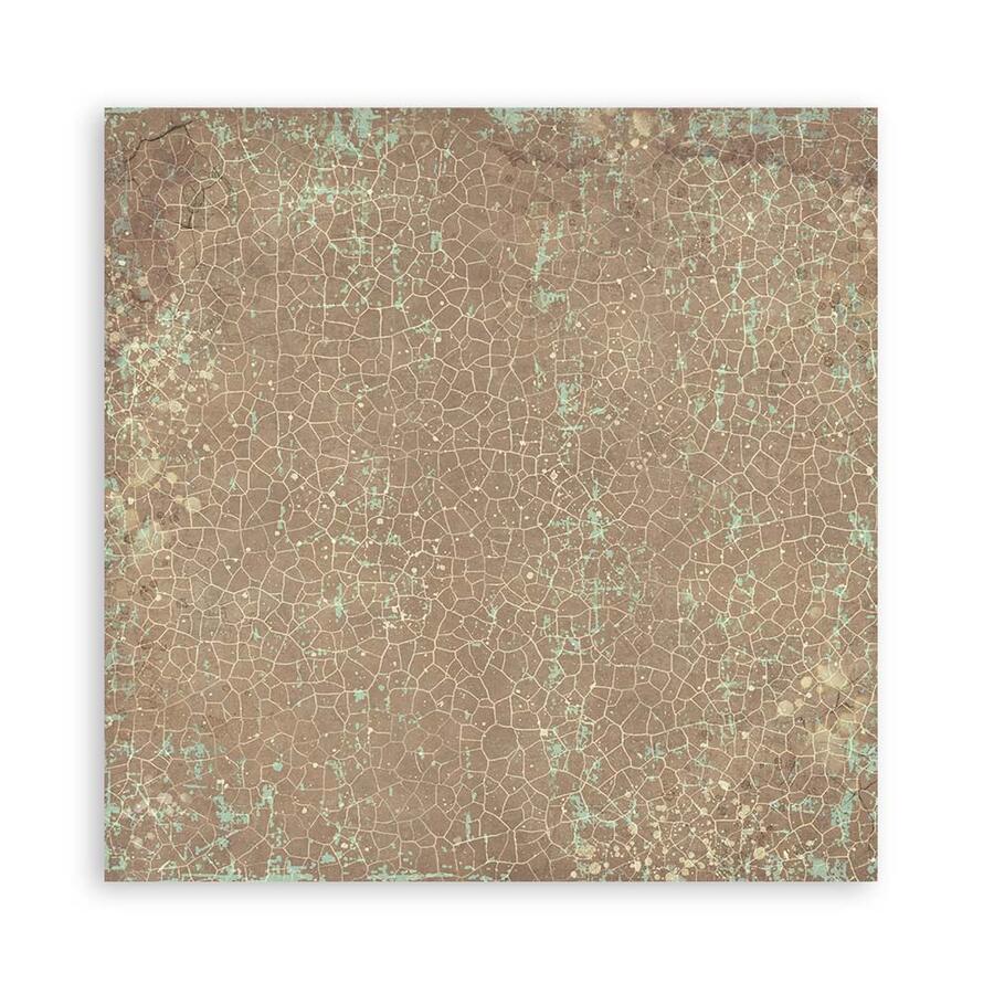 Blocco 10 fogli 20,3 x 20,3 Double Face "Background Brocante Antiques"
