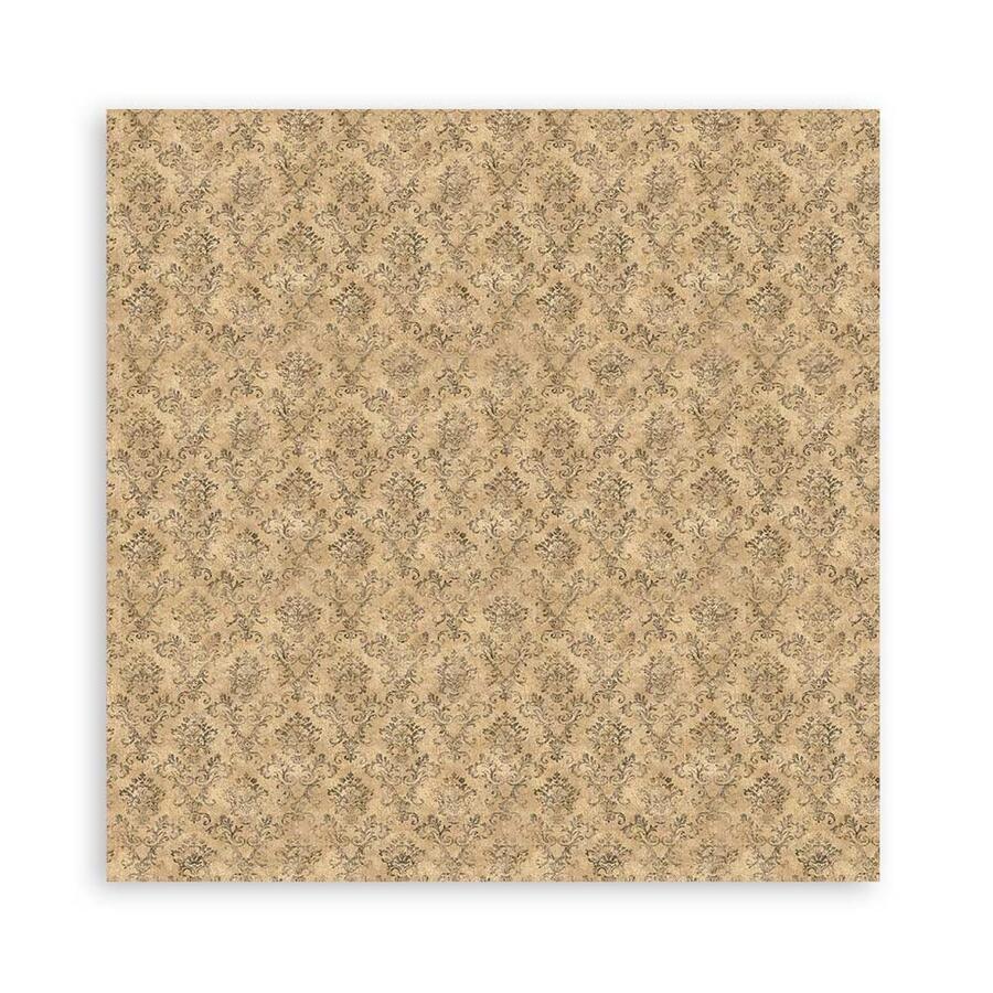 Blocco 10 fogli 20,3 x 20,3 Double Face " OldLace"