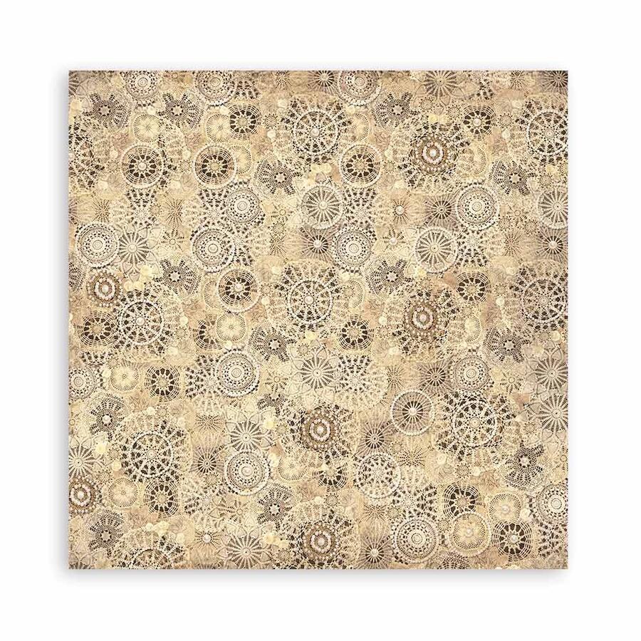 Blocco 10 fogli 30,5 x 30,5 Double Face " OldLace"