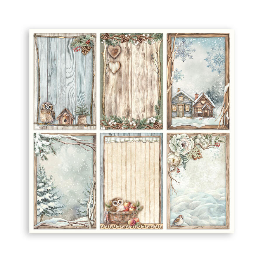 Blocco 22 fogli 30,5 x 30,5 Single Face "The Owl's House"