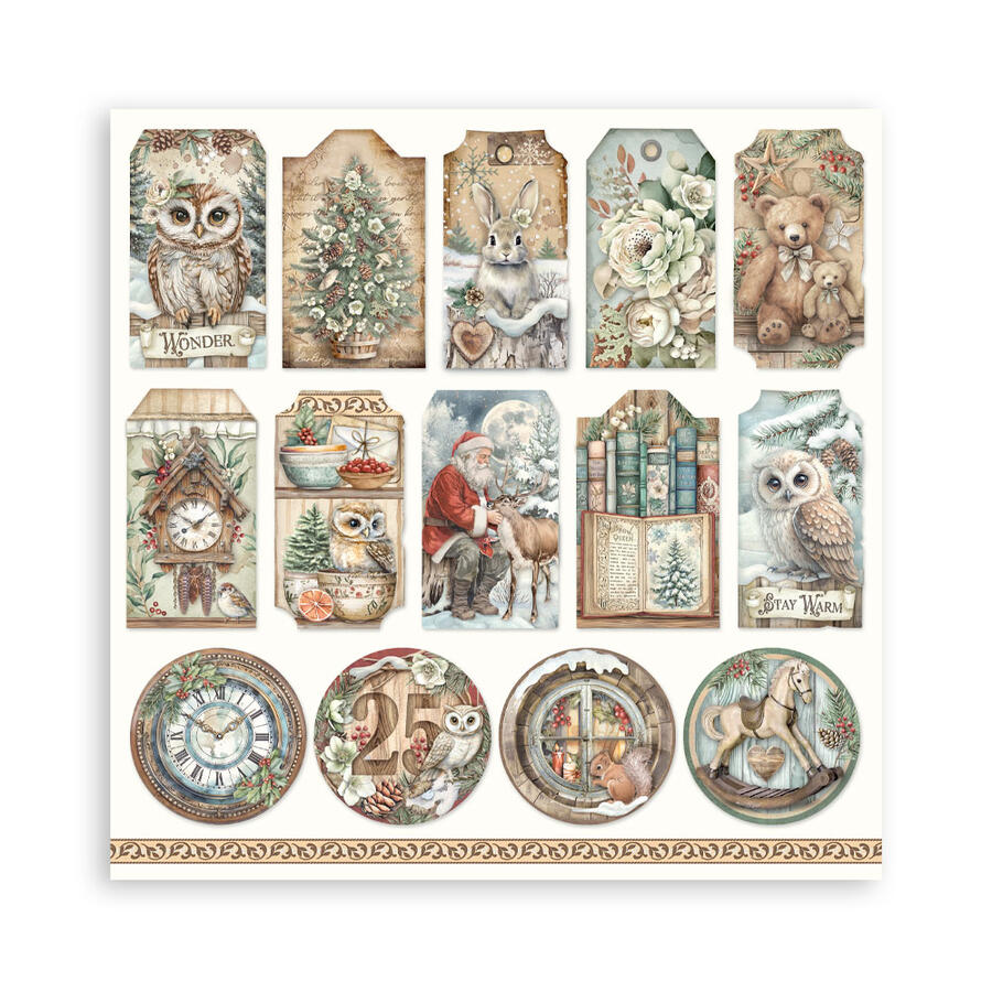 Blocco 22 fogli 30,5 x 30,5 Single Face "The Owl's House"