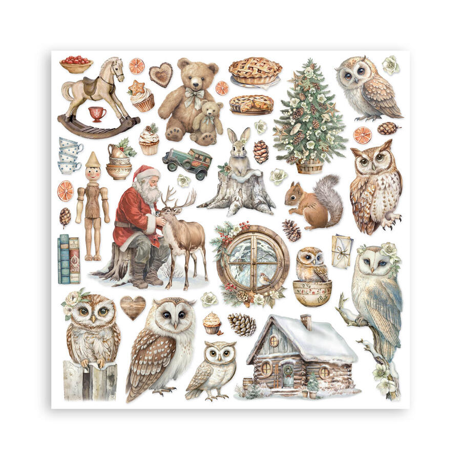 Blocco 22 fogli 30,5 x 30,5 Single Face "The Owl's House"