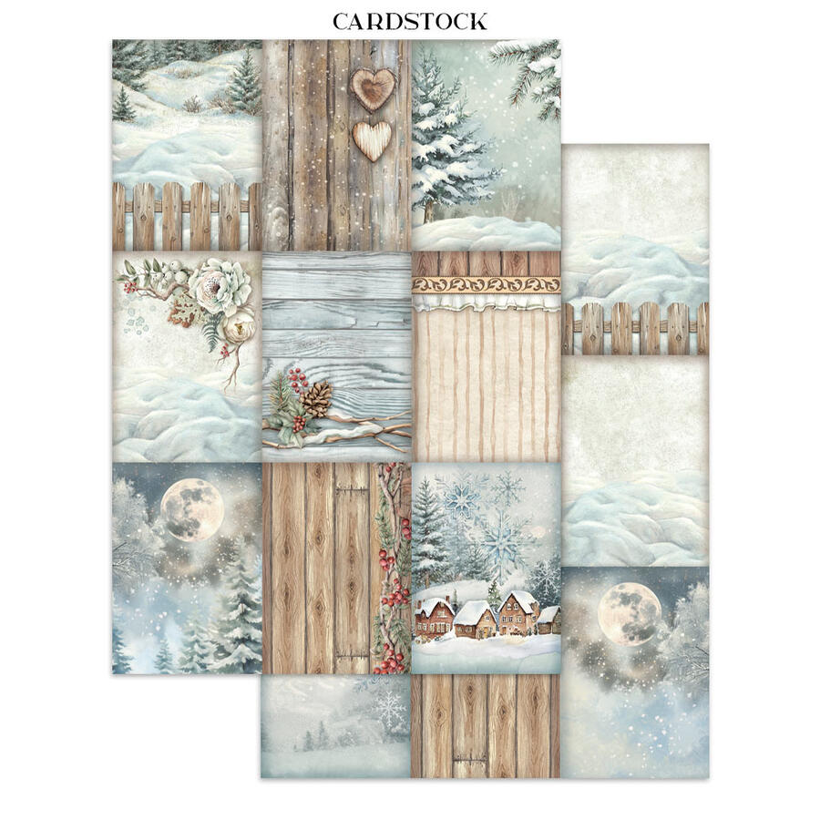 Junk Journal stickers, cut-outs, backgrounds "The Owl's House"