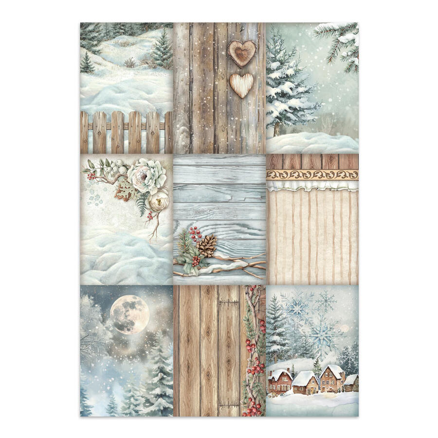 Junk Journal stickers, cut-outs, backgrounds "The Owl's House"