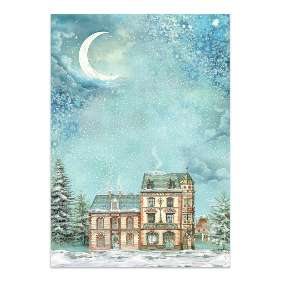 Junk Journal Stickers, cut-outs, backgrounds "Alice in Christmas"
