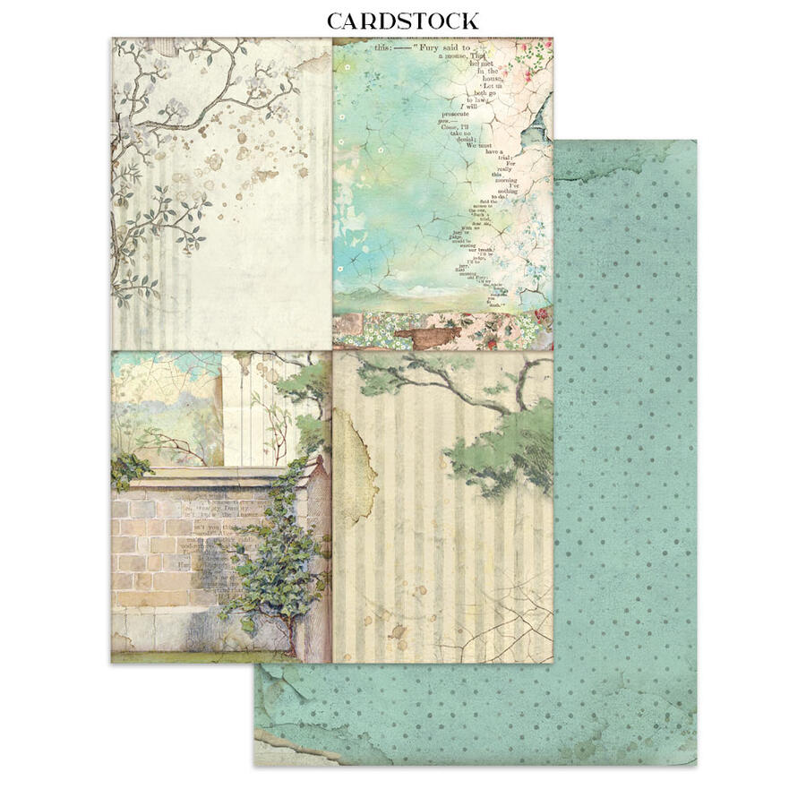 Junk Journal Stickers, cut-outs, backgrounds "Alice in Christmas"