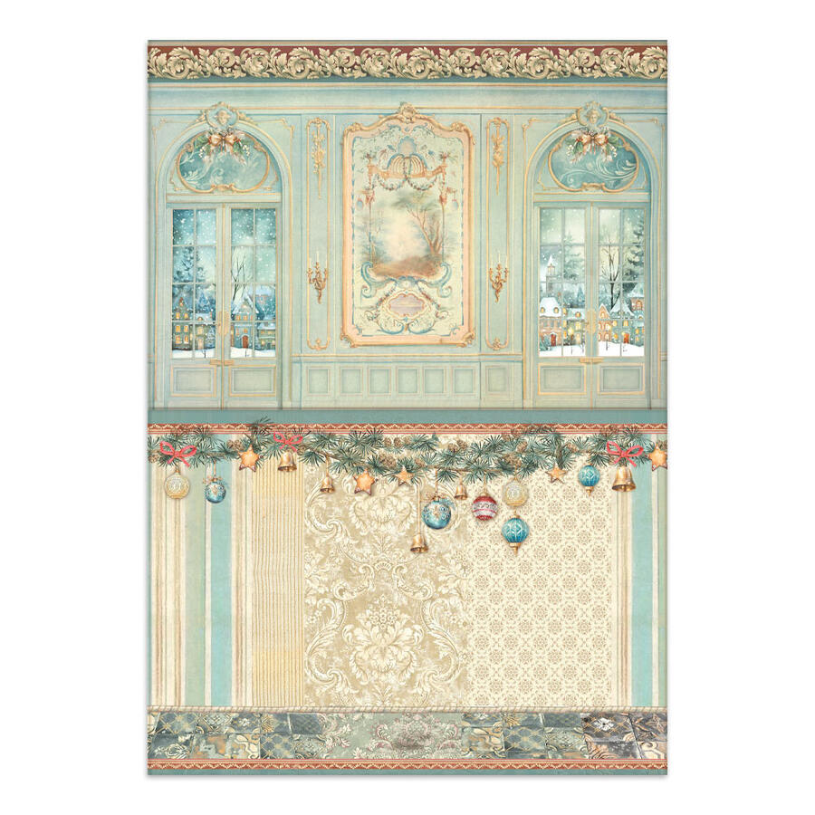 Junk Journal Stickers, cut-outs, backgrounds "Alice in Christmas"