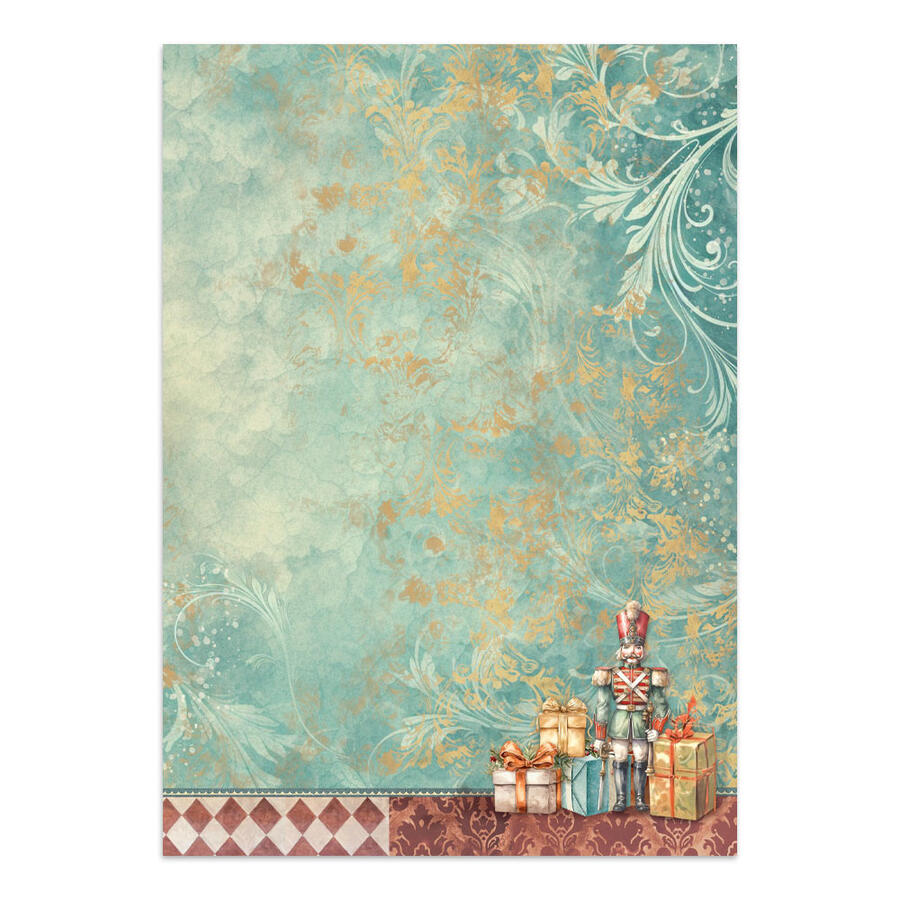 Junk Journal Stickers, cut-outs, backgrounds "Alice in Christmas"