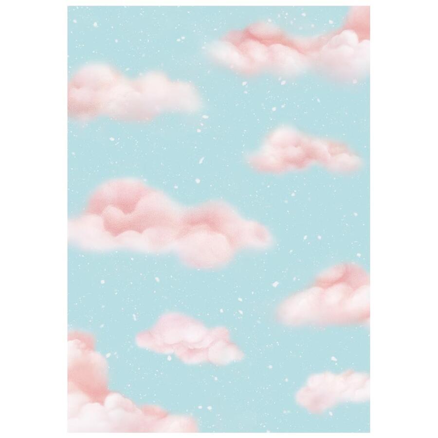 Selezione 8 carte di riso foto A6 Backgrounds Candy Christmas