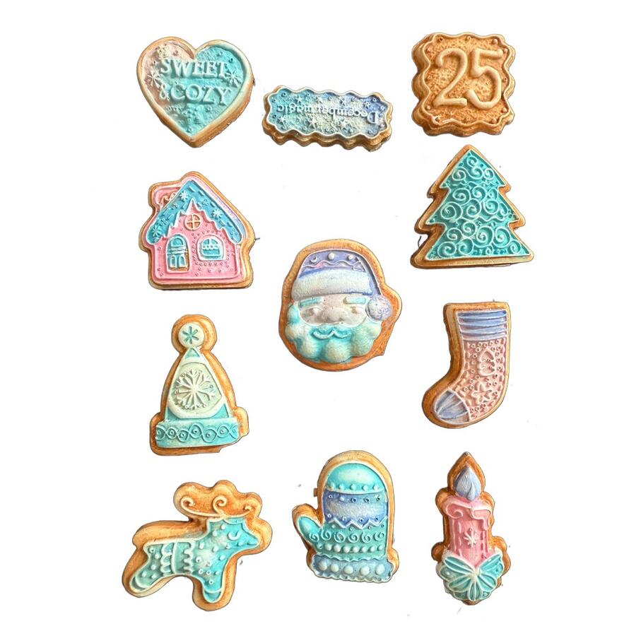 Stampo morbido sto A5 Candy Christmas elementi
