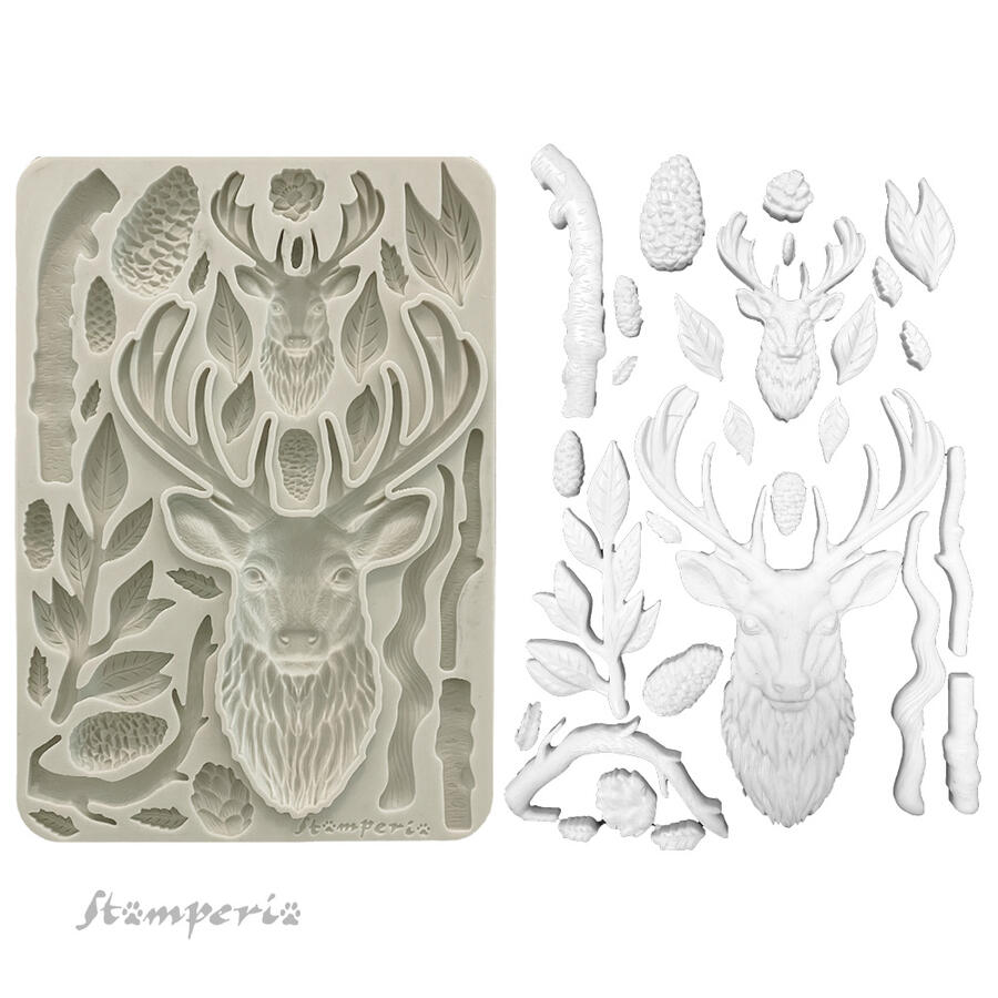 Stampo in silicone A5 The Owl's House Cervo