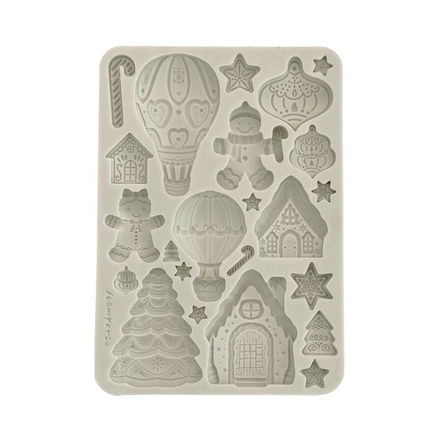 Stampo in silicone A5 Candy Christmas Gingerbreads