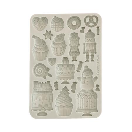 Stampo in silicone A5 Candy Christmas Cakes