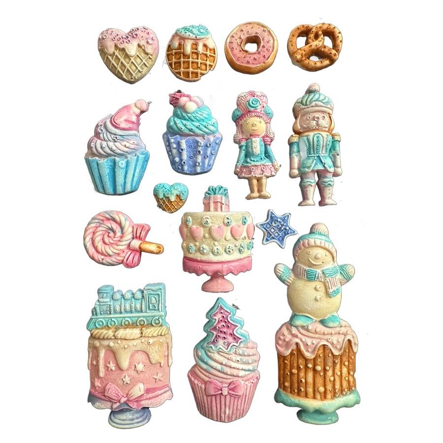 Stampo in silicone A5 Candy Christmas Cakes