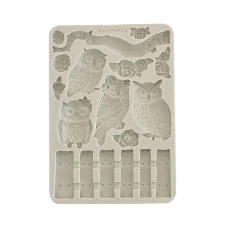 Stampo in silicone A5 The Owl's House Gufetti